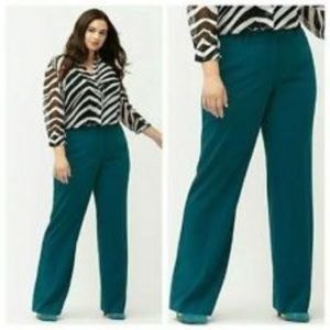 Lane Bryant Classic Trouser Deep Teal Size 20S